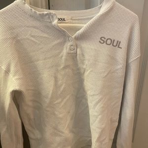 Soul Cycle Waffle Knit Long Sleeve